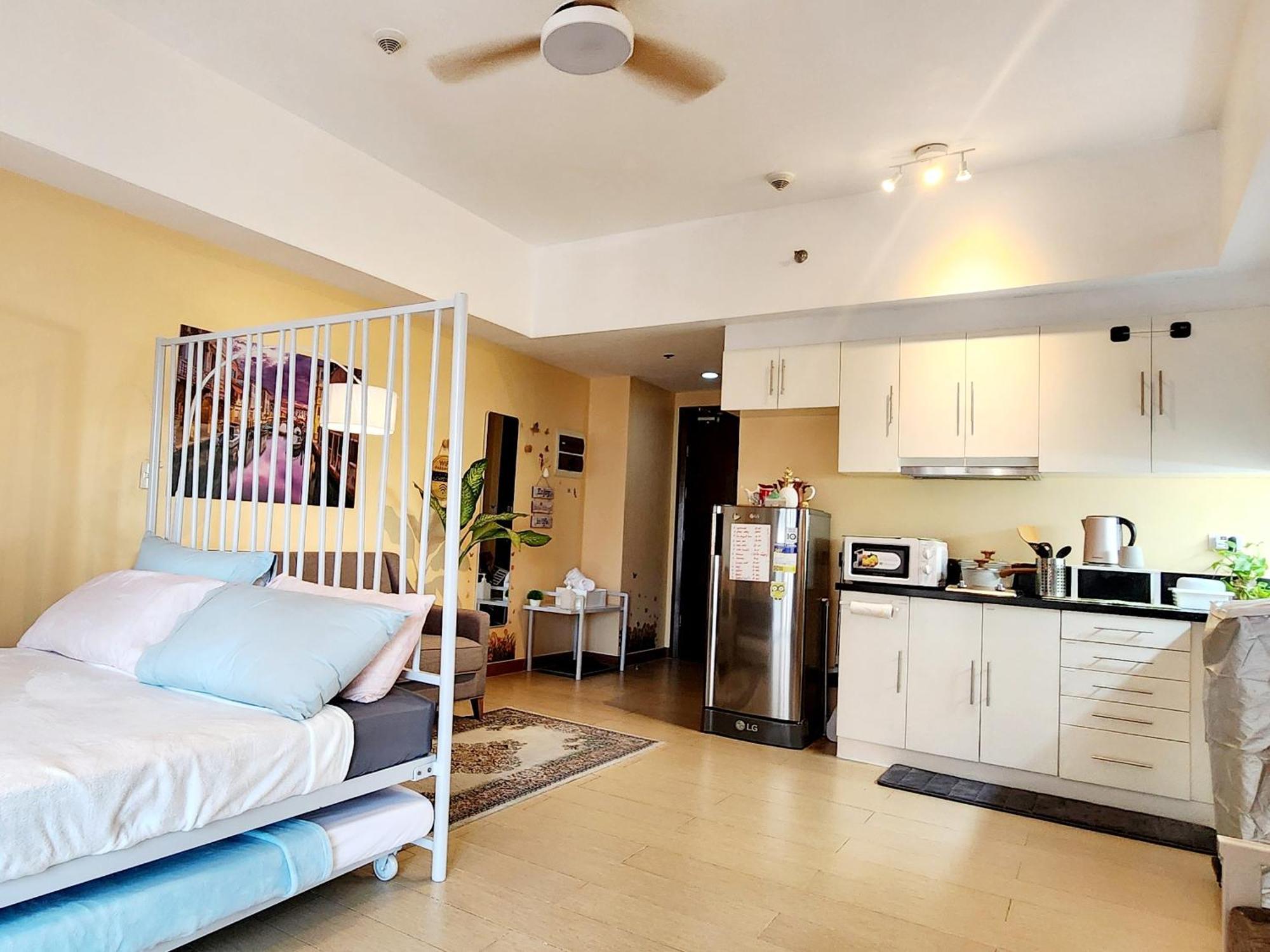 Spacious Cozy Suite At The Venice Mall With Free Parking And Washing Machine (Adults Only) Taguig Pokój zdjęcie